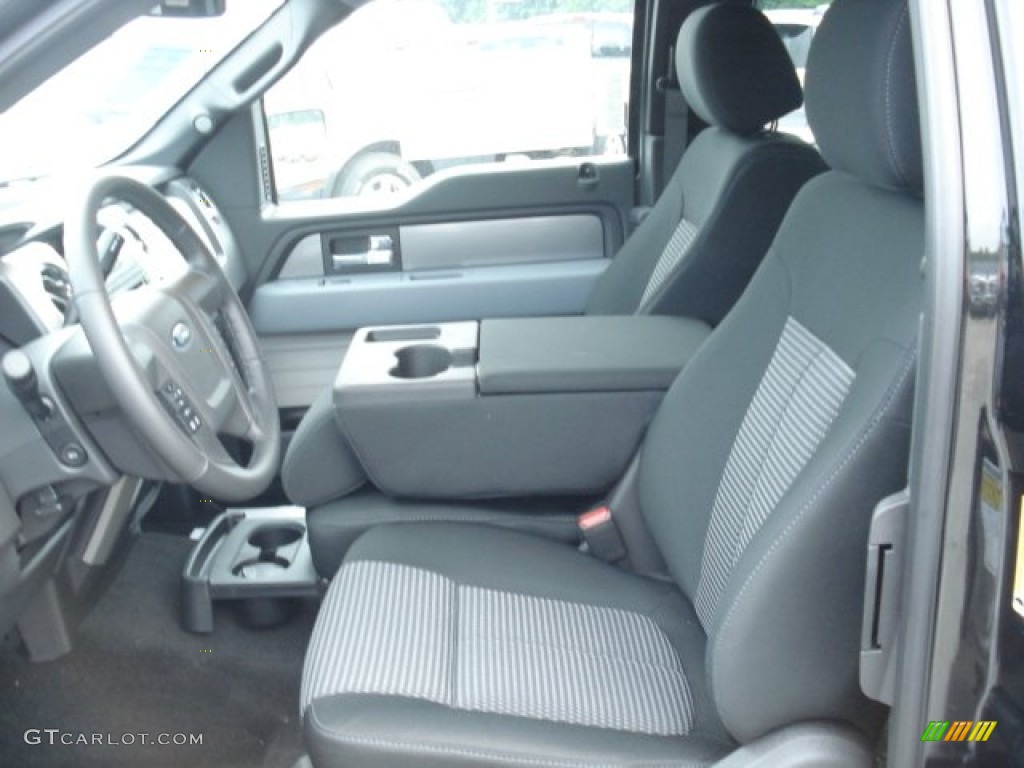 2012 Ford F150 XLT SuperCab 4x4 Front Seat Photo #68489056