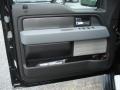Black 2012 Ford F150 XLT SuperCab 4x4 Door Panel