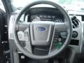 Black 2012 Ford F150 XLT SuperCab 4x4 Steering Wheel