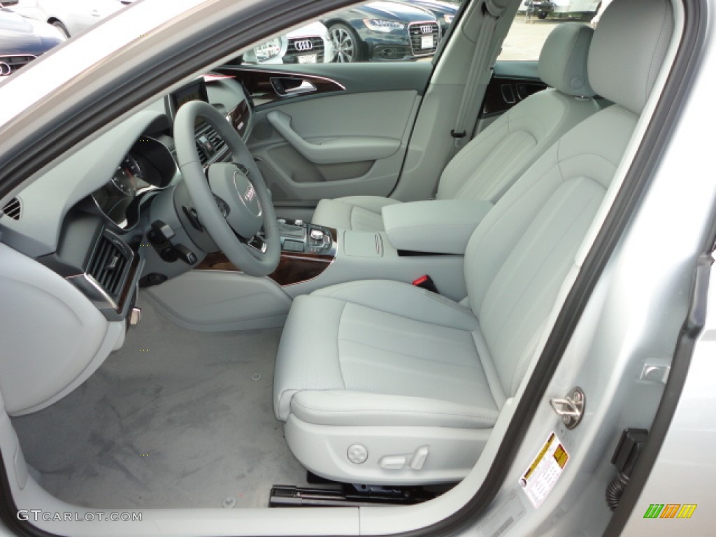 Titanium Gray Interior 2013 Audi A6 3.0T quattro Sedan Photo #68491261