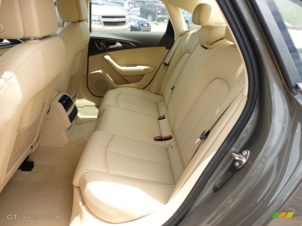 Velvet Beige Interior 2013 Audi A6 2.0T Sedan Photo #68491363