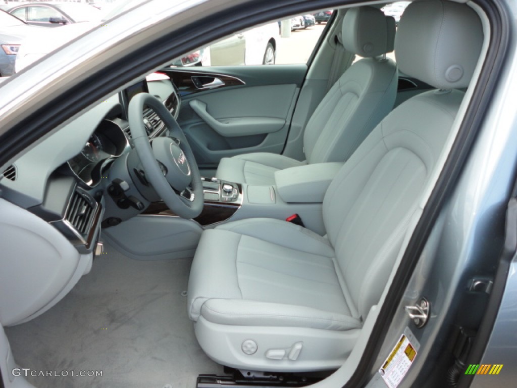 Titanium Gray Interior 2013 Audi A6 3.0T quattro Sedan Photo #68491416