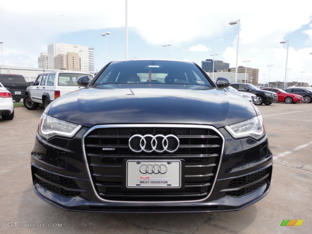 2013 A6 3.0T quattro Sedan - Moonlight Blue Metallic / Black photo #2