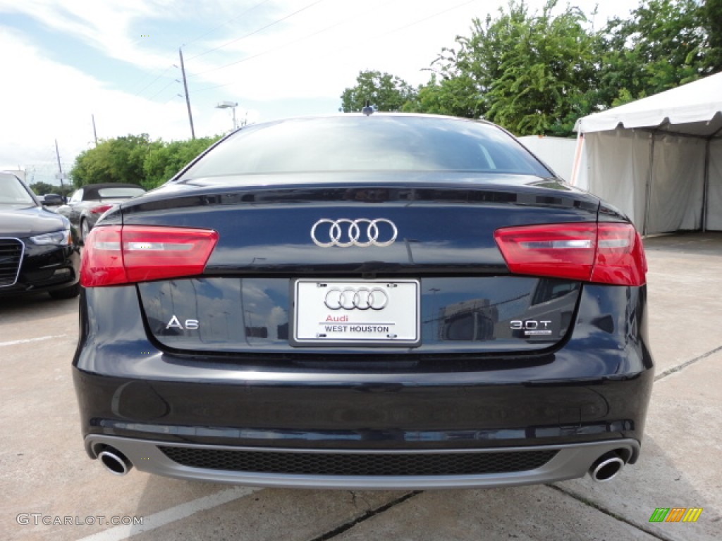2013 A6 3.0T quattro Sedan - Moonlight Blue Metallic / Black photo #4