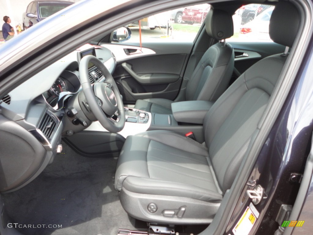 Black Interior 2013 Audi A6 3.0T quattro Sedan Photo #68491510