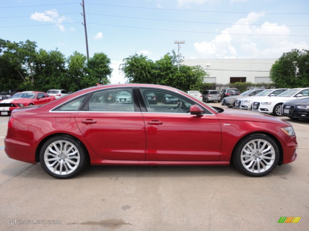 Garnet Red Pearl Effect 2013 Audi A6 3.0T quattro Sedan Exterior Photo #68491594