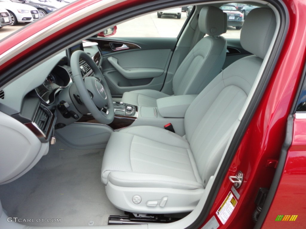 Titanium Gray Interior 2013 Audi A6 3.0T quattro Sedan Photo #68491600