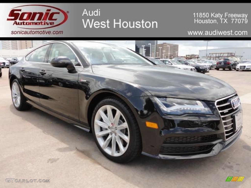 2013 A7 3.0T quattro Prestige - Havanna Black Metallic / Velvet Beige photo #1