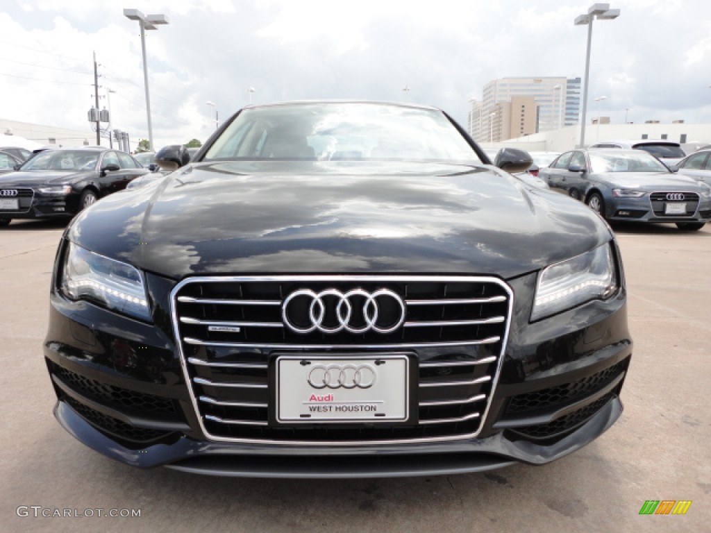 2013 A7 3.0T quattro Prestige - Havanna Black Metallic / Velvet Beige photo #2