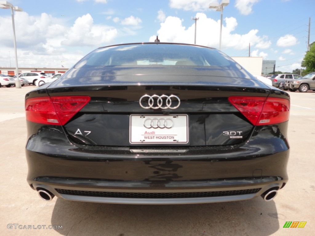2013 A7 3.0T quattro Prestige - Havanna Black Metallic / Velvet Beige photo #4