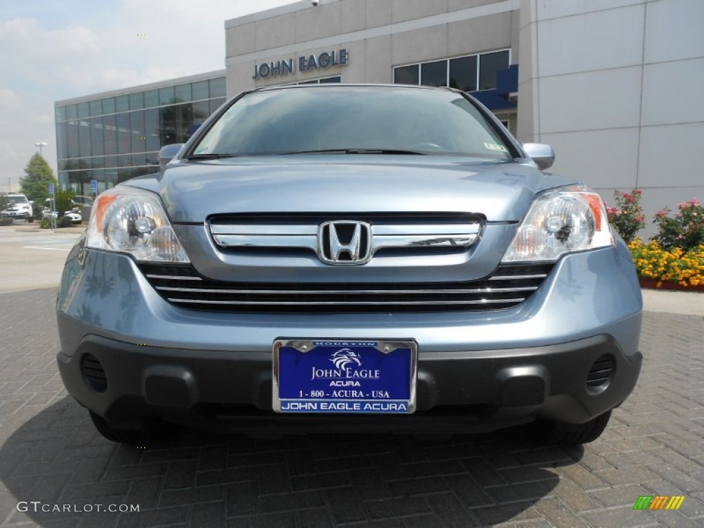 2009 CR-V EX-L - Glacier Blue Metallic / Gray photo #2