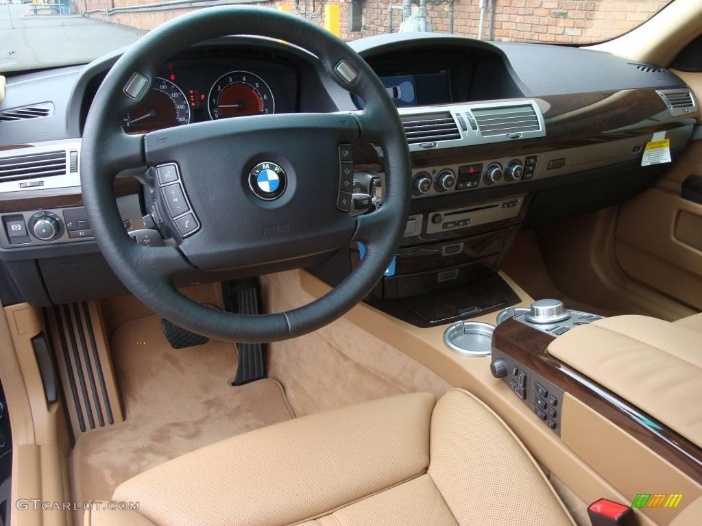 2006 7 Series 750Li Sedan - Deep Green Metallic / Dark Beige/Beige III photo #11