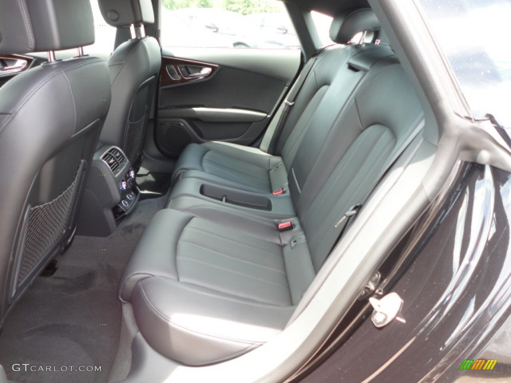 2013 Audi A7 3.0T quattro Prestige Rear Seat Photo #68492527