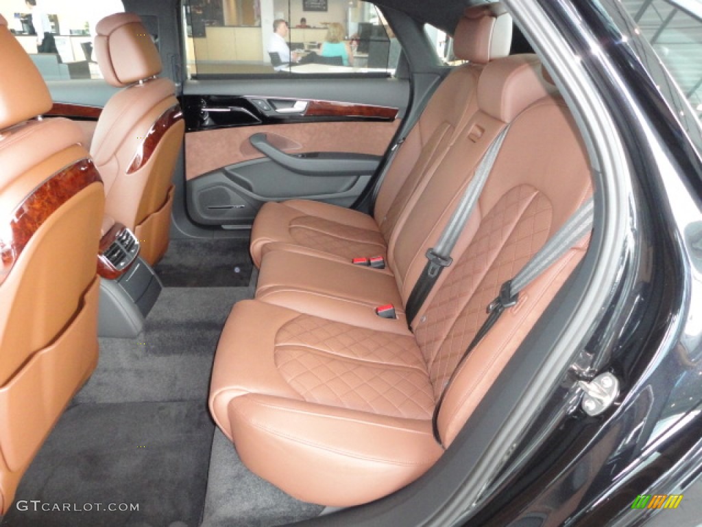 2013 Audi A8 L 3.0T quattro Rear Seat Photo #68492614