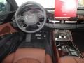 Nougat Brown 2013 Audi A8 L 3.0T quattro Dashboard