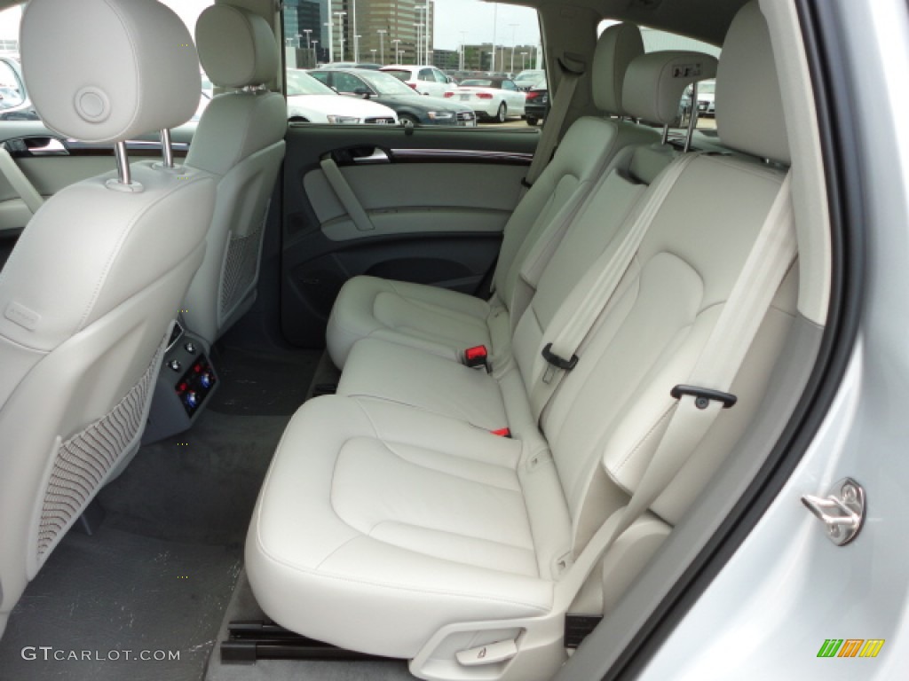 Limestone Gray Interior 2013 Audi Q7 3.0 TFSI quattro Photo #68492716