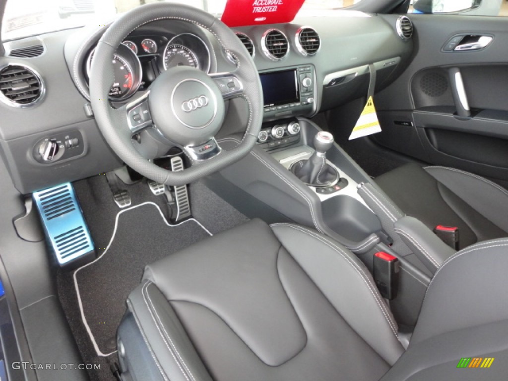 Black Interior 2013 Audi TT RS quattro Coupe Photo #68492890