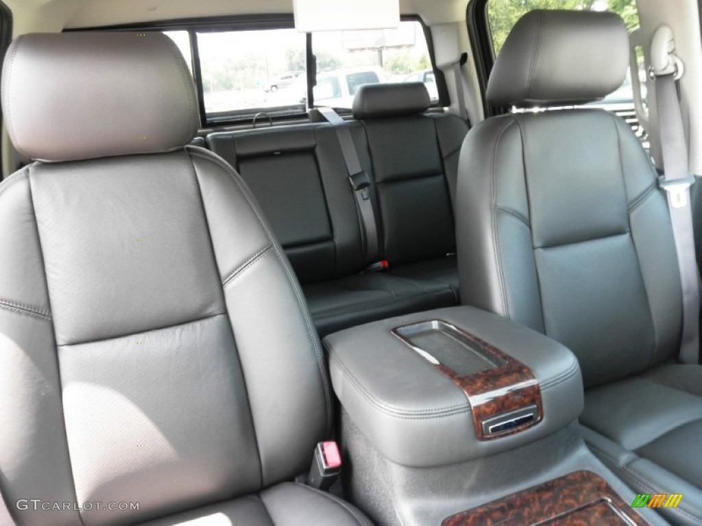 Ebony Interior 2013 GMC Sierra 3500HD Denali Crew Cab 4x4 Photo #68493027