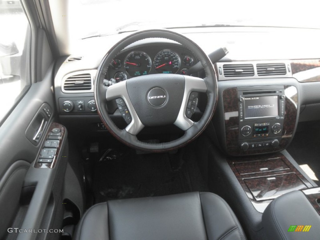 2013 GMC Sierra 3500HD Denali Crew Cab 4x4 Dually Ebony Dashboard Photo #68493391