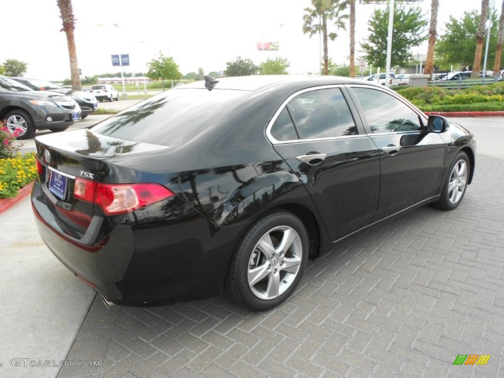 2012 TSX Technology Sedan - Crystal Black Pearl / Ebony photo #7