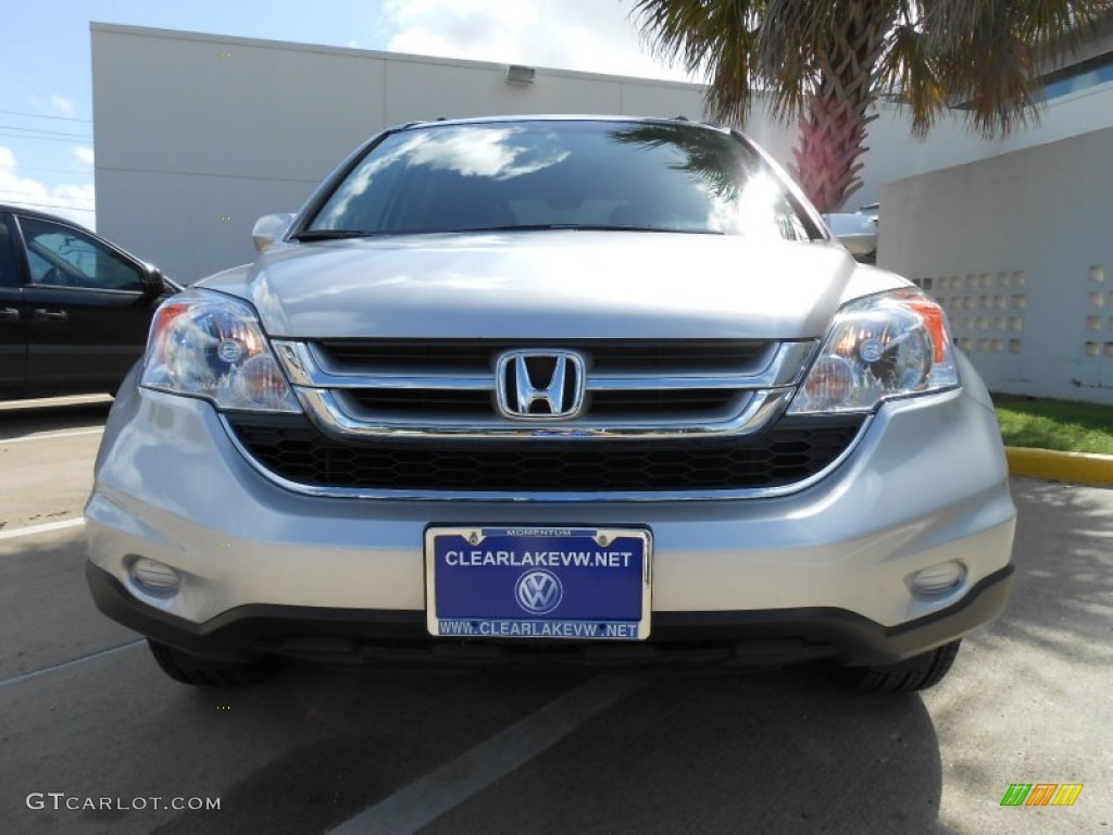 2011 CR-V EX-L - Alabaster Silver Metallic / Black photo #2