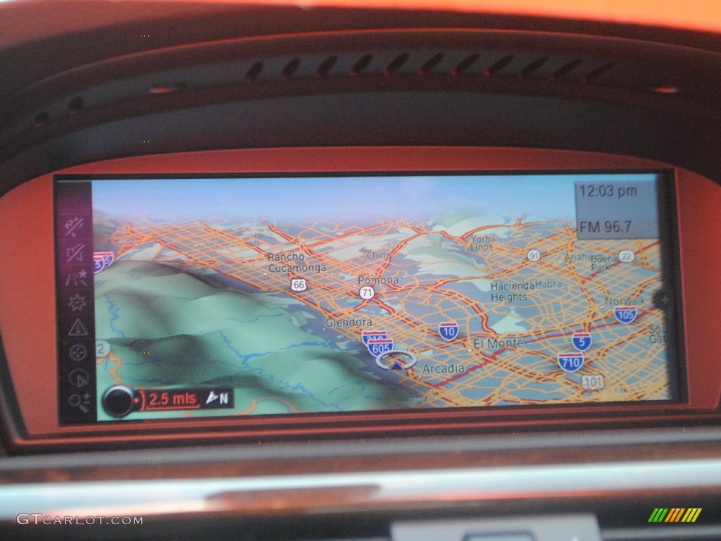 2010 BMW 5 Series 550i Sedan Navigation Photo #68494096
