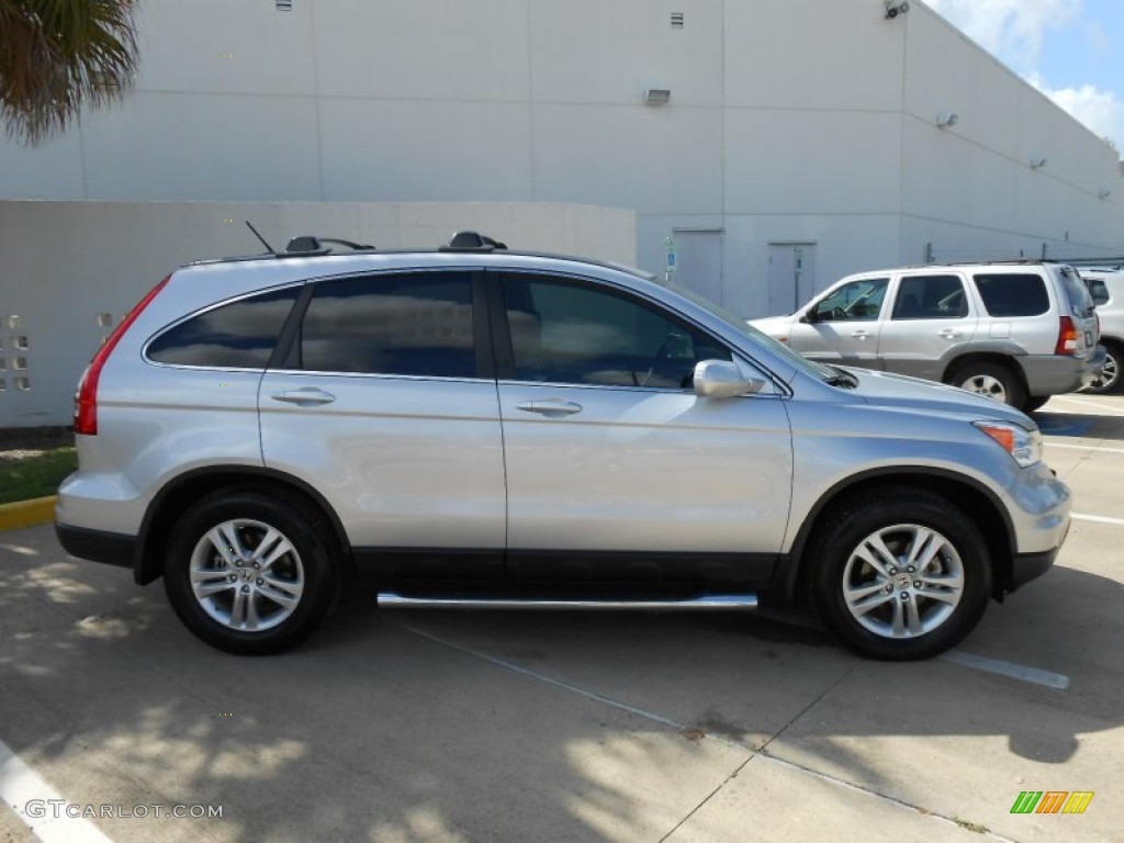 2011 CR-V EX-L - Alabaster Silver Metallic / Black photo #8