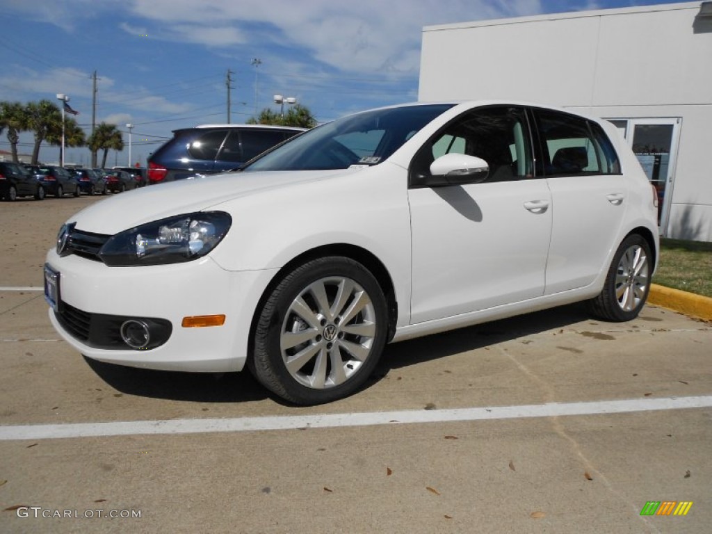 Candy White 2013 Volkswagen Golf 4 Door TDI Exterior Photo #68494335