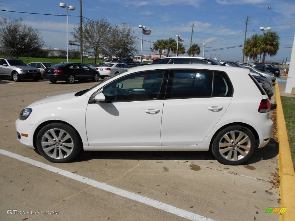 Candy White 2013 Volkswagen Golf 4 Door TDI Exterior Photo #68494345