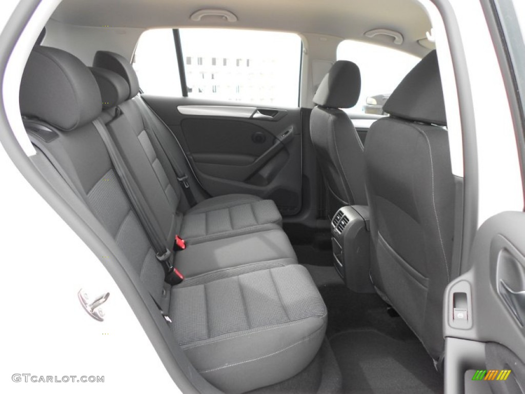 Titan Black Interior 2013 Volkswagen Golf 4 Door TDI Photo #68494438