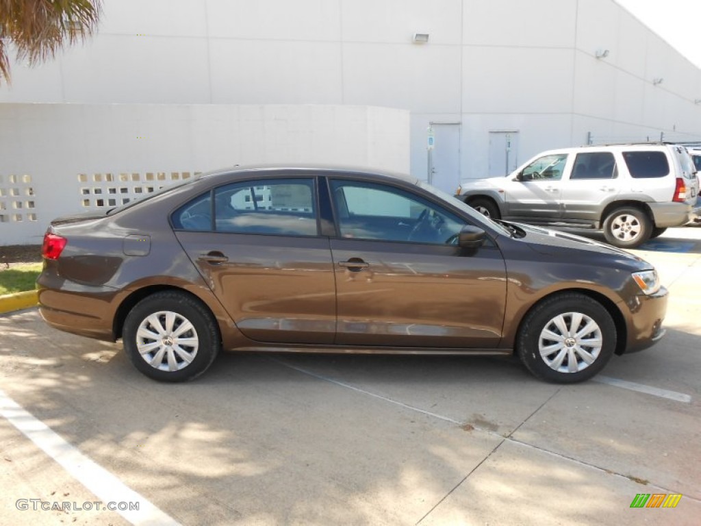 Toffee Brown Metallic 2013 Volkswagen Jetta S Sedan Exterior Photo #68494598