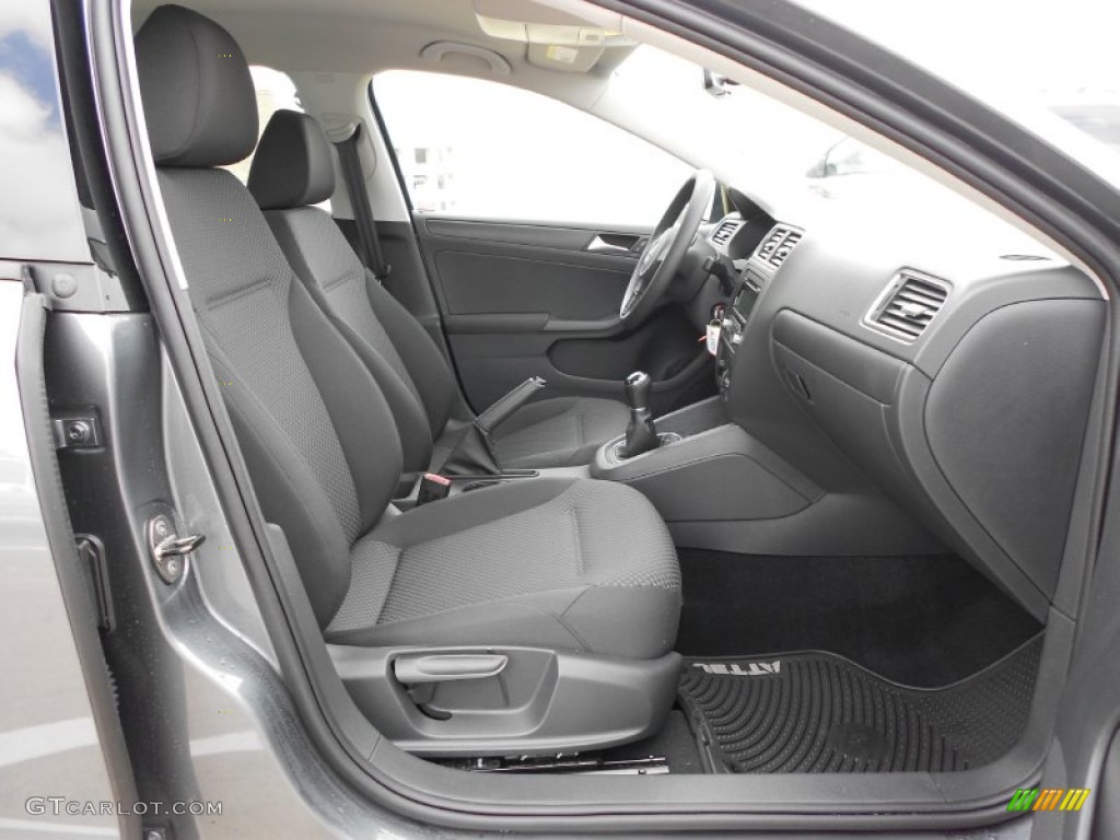 Titan Black Interior 2013 Volkswagen Jetta S Sedan Photo #68495119