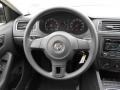 Titan Black Steering Wheel Photo for 2013 Volkswagen Jetta #68495146
