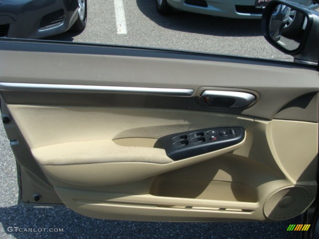 2008 Civic Hybrid Sedan - Magnetic Pearl / Ivory photo #6