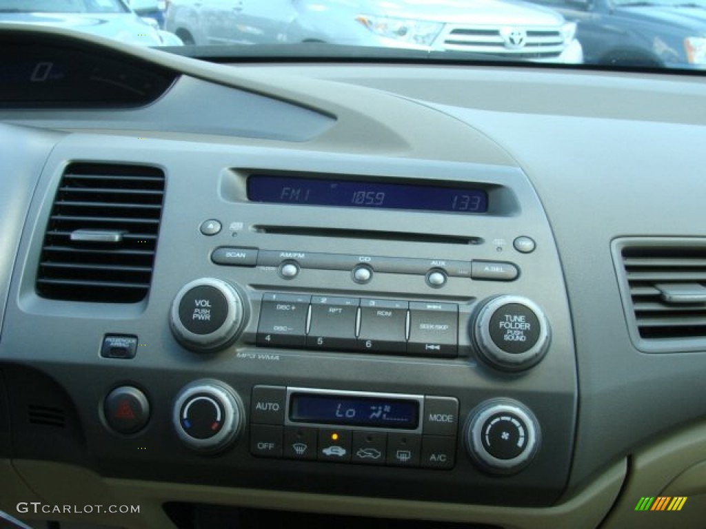 2008 Civic Hybrid Sedan - Magnetic Pearl / Ivory photo #11
