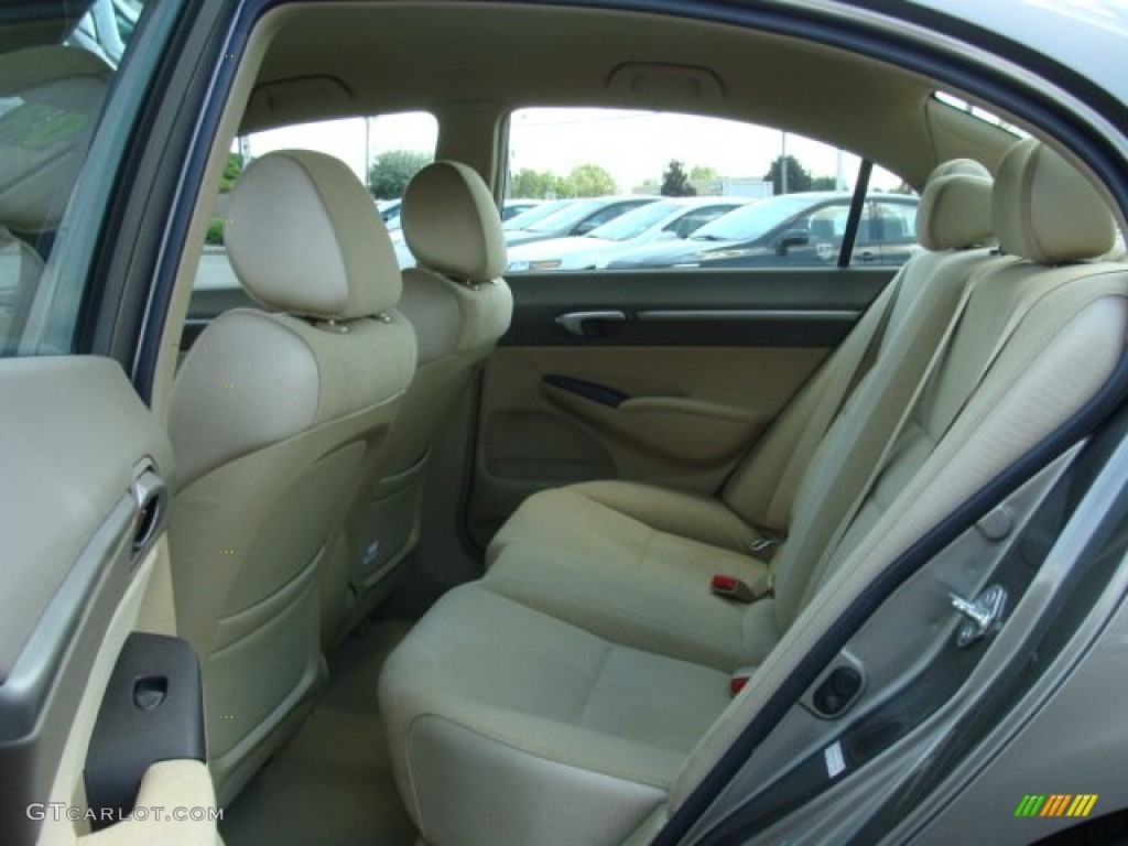 2008 Civic Hybrid Sedan - Magnetic Pearl / Ivory photo #13