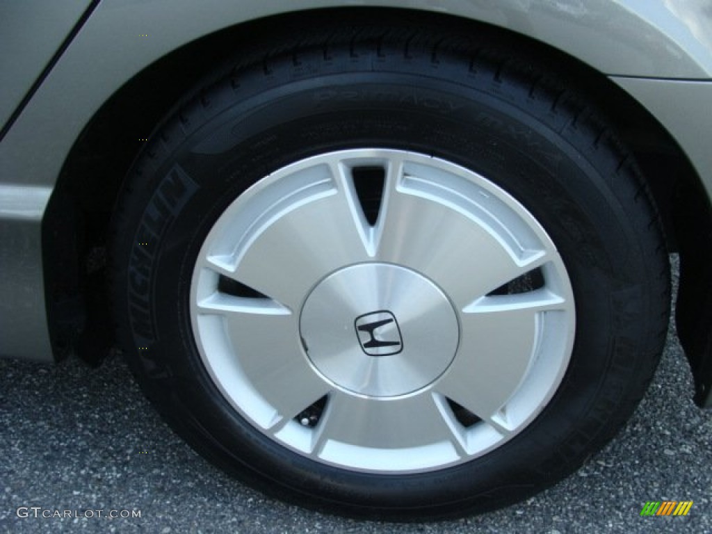 2008 Civic Hybrid Sedan - Magnetic Pearl / Ivory photo #14