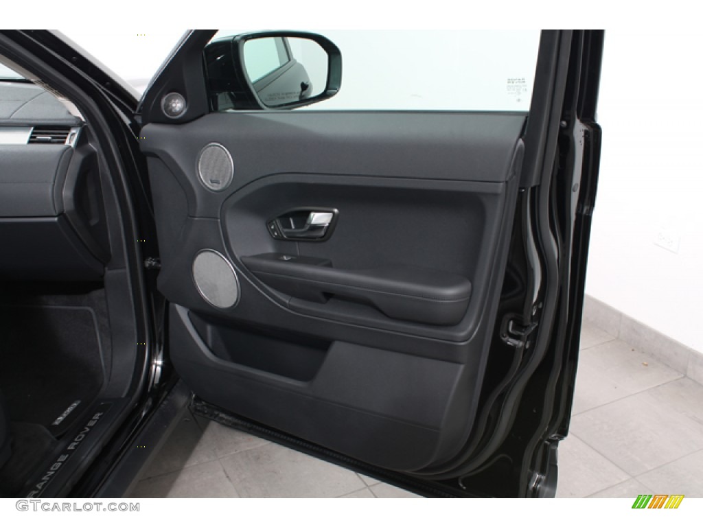 2012 Range Rover Evoque Pure - Santorini Black Metallic / Ebony photo #13