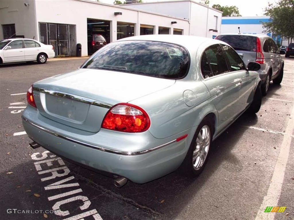 2005 S-Type 3.0 - Seafrost Metallic / Champagne photo #2