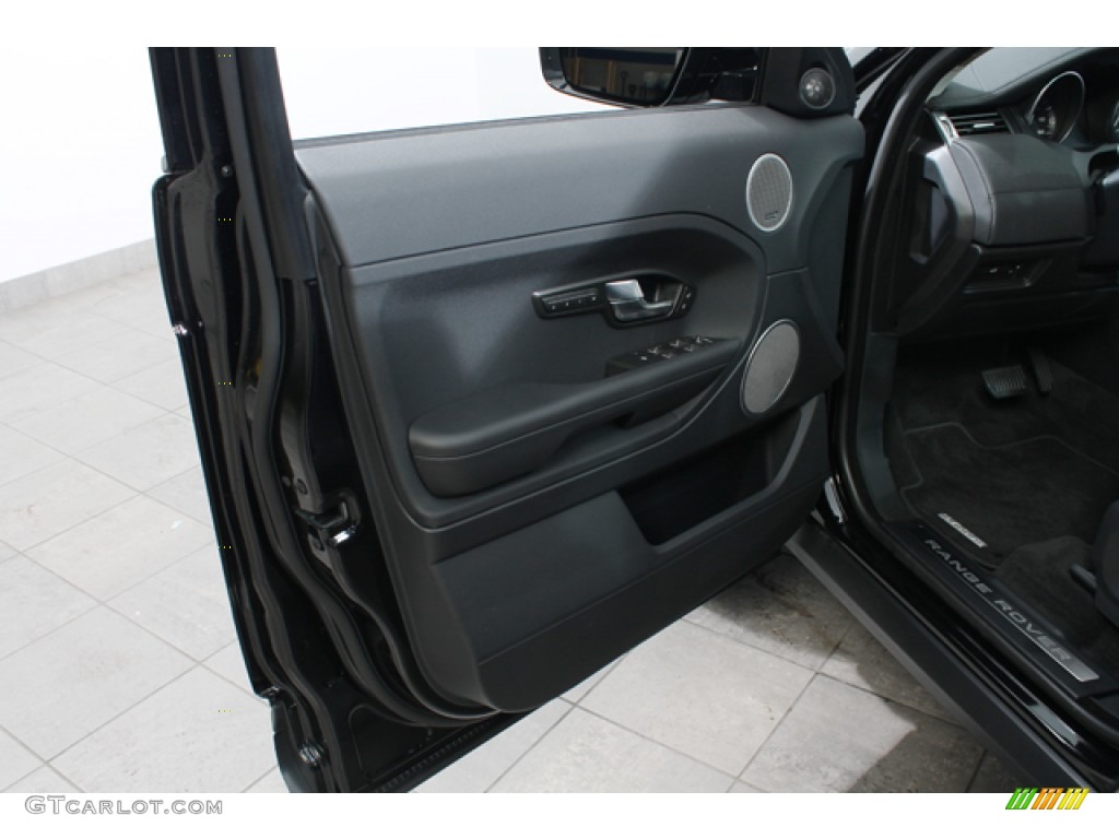 2012 Range Rover Evoque Pure - Santorini Black Metallic / Ebony photo #16