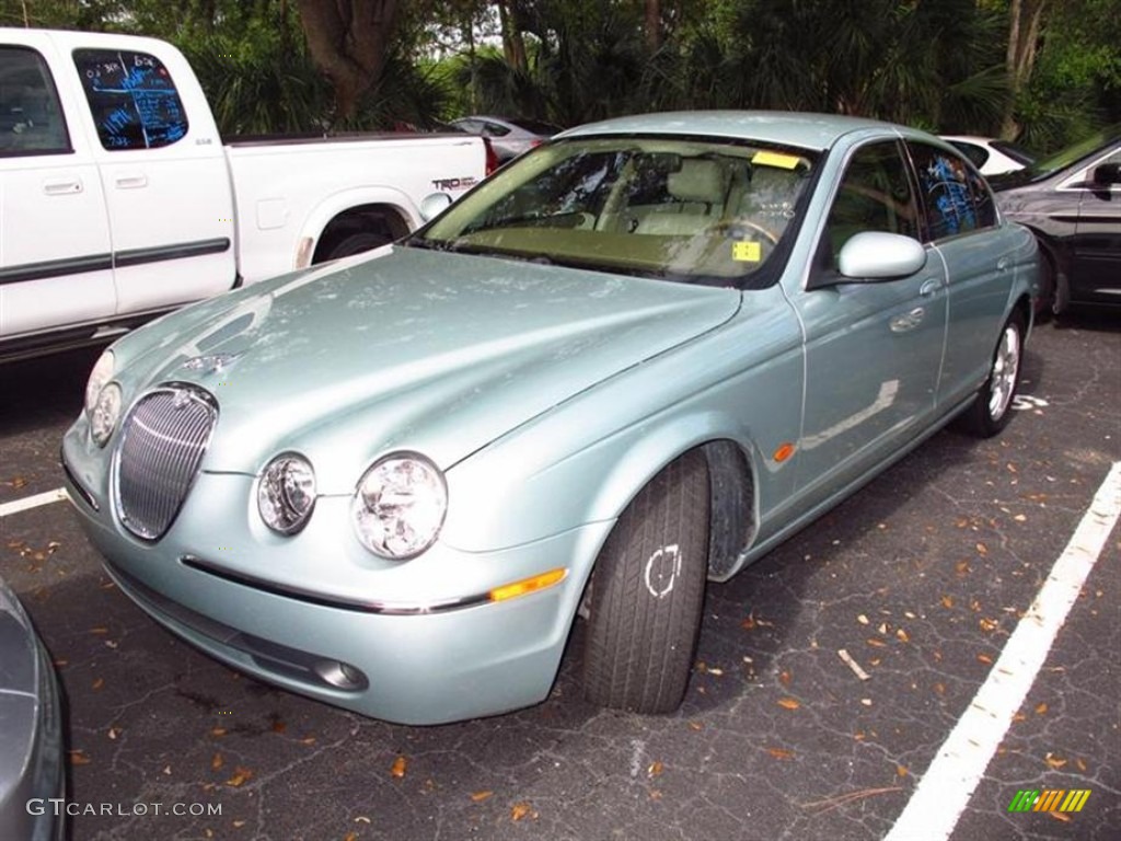 2005 S-Type 3.0 - Seafrost Metallic / Champagne photo #4