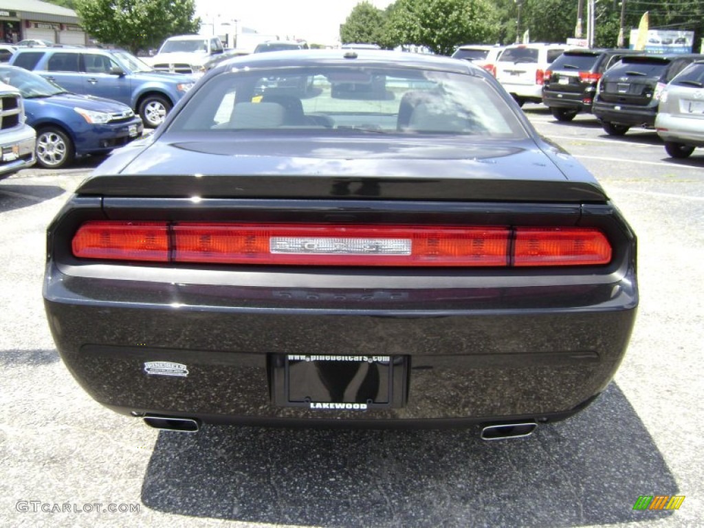 2011 Challenger R/T - Brilliant Black Crystal Pearl / Dark Slate Gray photo #5