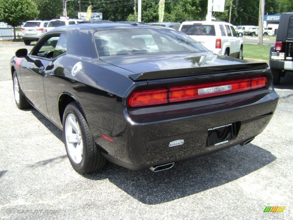 2011 Challenger R/T - Brilliant Black Crystal Pearl / Dark Slate Gray photo #6