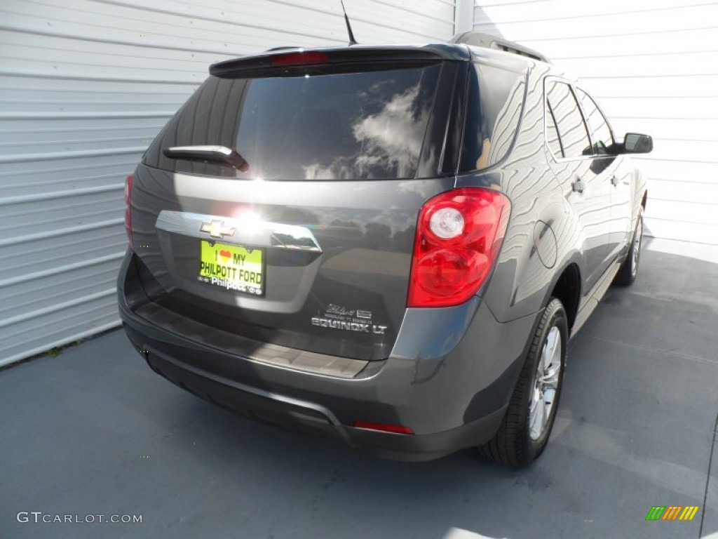 2010 Equinox LT - Cyber Gray Metallic / Jet Black photo #3