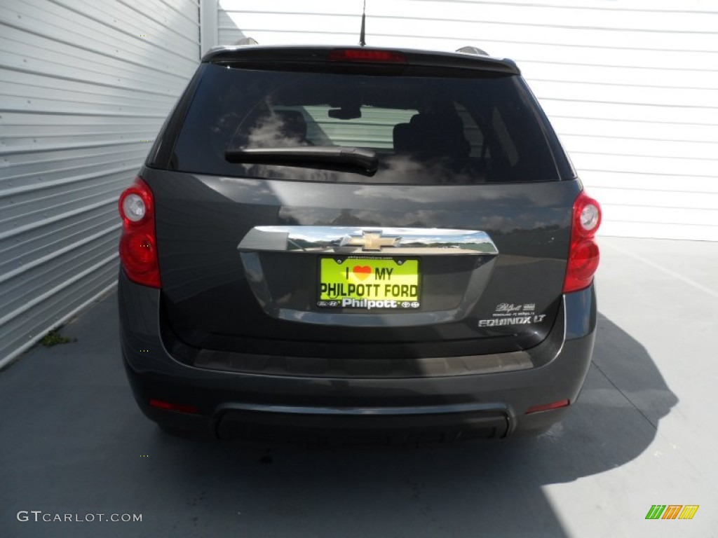 2010 Equinox LT - Cyber Gray Metallic / Jet Black photo #4