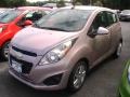 Techno Pink 2013 Chevrolet Spark LS Exterior