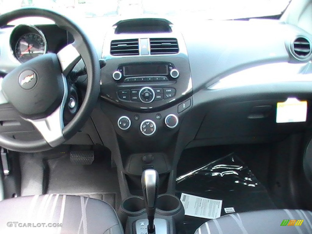 2013 Chevrolet Spark LS Silver/Silver Dashboard Photo #68499047