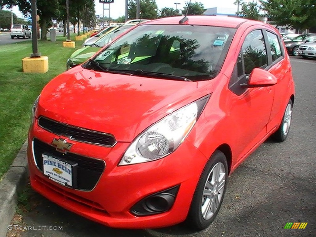 2013 Spark LS - Salsa (Red) / Silver/Silver photo #1