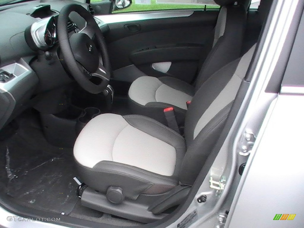 Dark Pewter/Silver Interior 2013 Chevrolet Spark LT Photo #68499279