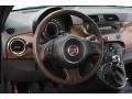 Sport Tessuto Marrone/Nero (Brown/Black) 2012 Fiat 500 Sport Steering Wheel